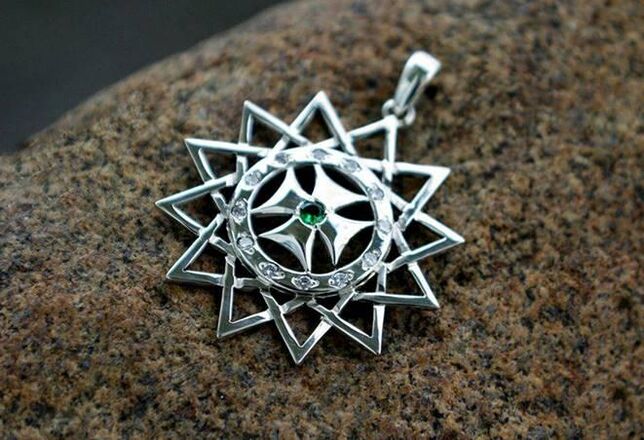 The twelve-pointed star of luck is the talisman of positive changes and happy events