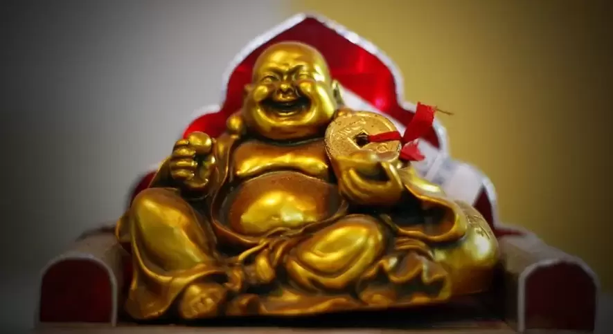 Lucky charm - smiling Buddha