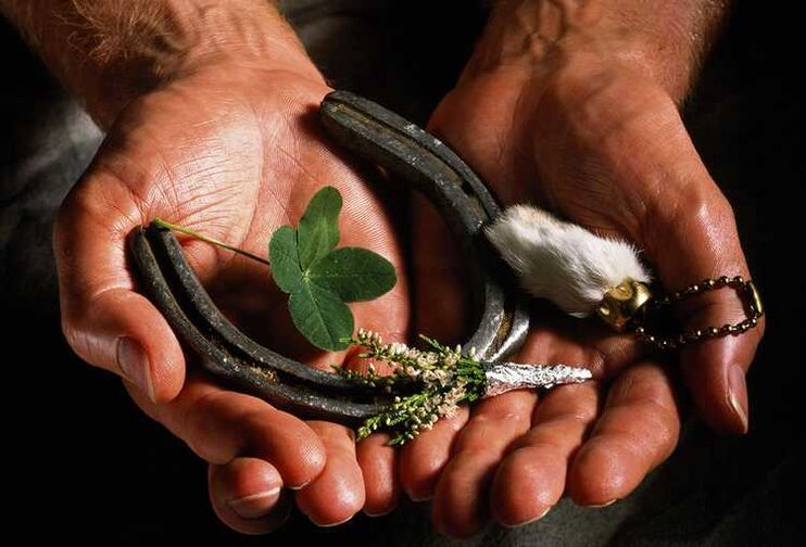 Horseshoe as a lucky charm